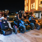migos can-am ryker three-wheel motorcycle the cromwell las vegas drais nightclub
