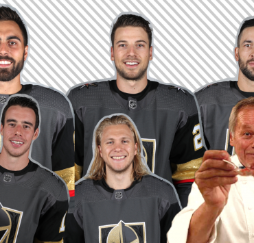 Wolfgang Pucker Players Locker Vegas Golden Knights Alex Tuch