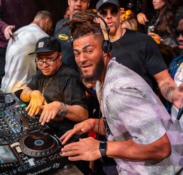 San Francisco 49ers in the DJ Booth at JEWEL Nightclub Las Vegas February 3 2020 Las Vegas Nightlife