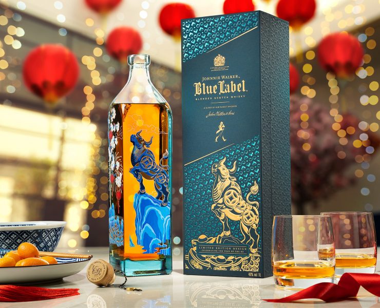Johnnie Walker Blue Label Chinese New Year limited edition bottle pack