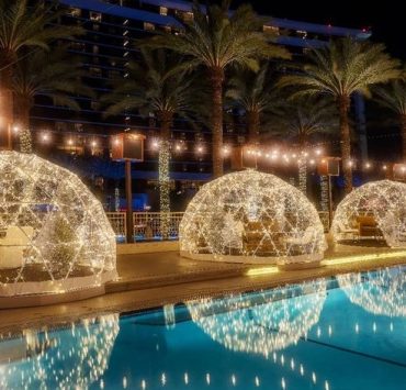 Red Rock Casino Merry Crimson, Las Vegas Igloos