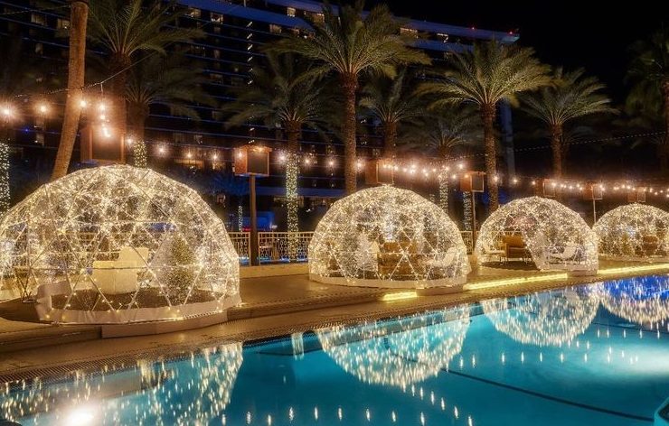 Red Rock Casino Merry Crimson, Las Vegas Igloos