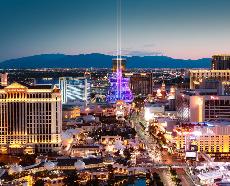 Hard Rock New Hotel Las Vegas, Guitar Hotel, Las Vegas Strip