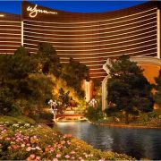 wynn resorts, las vegas, exterior, sunset