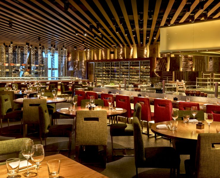Zuma dining room, zuma las vegas
