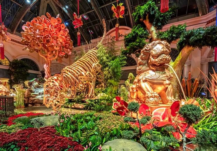 Bellagio Lunar New Year, Lunar New Year Las Vegas, Bellagio Gardens