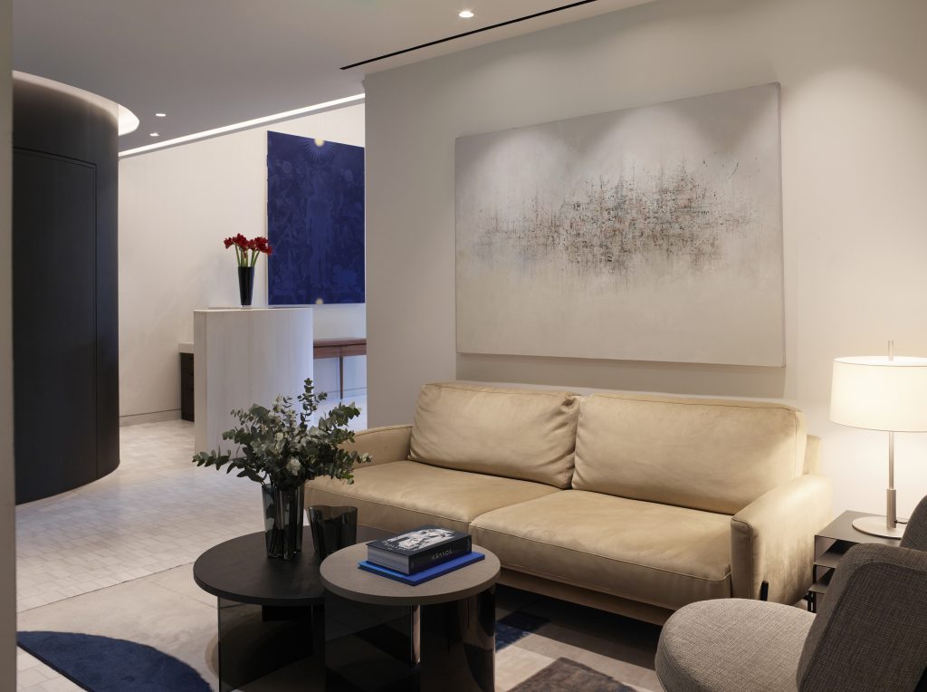 reception area, greek hotel, 