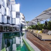 poolside, Ibiza summer, Sir Joan Hotel