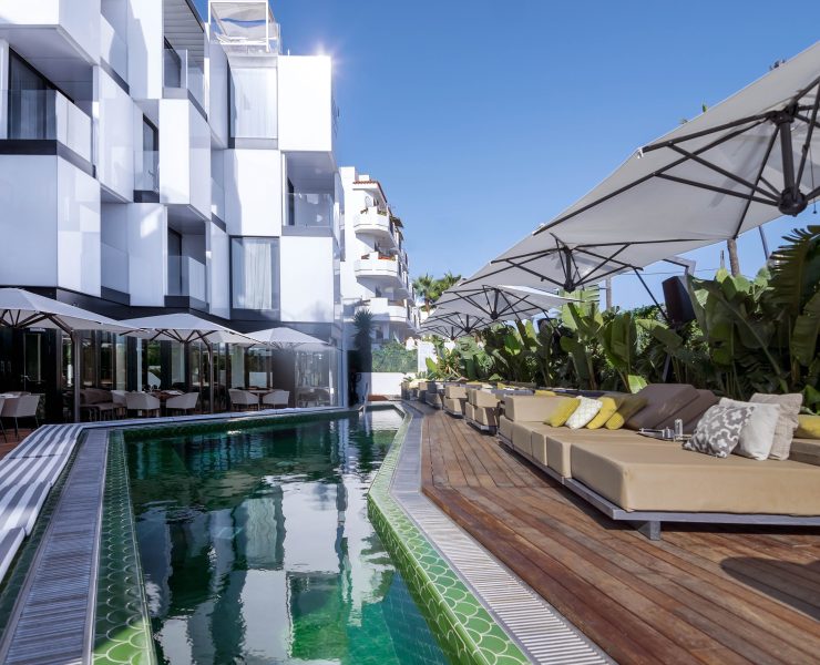 poolside, Ibiza summer, Sir Joan Hotel