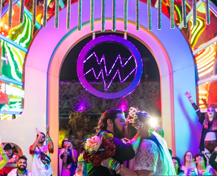 EDC Las Vegas, wedding, music festival