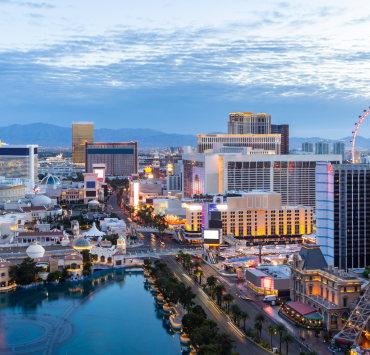 Las vegas strip. city background