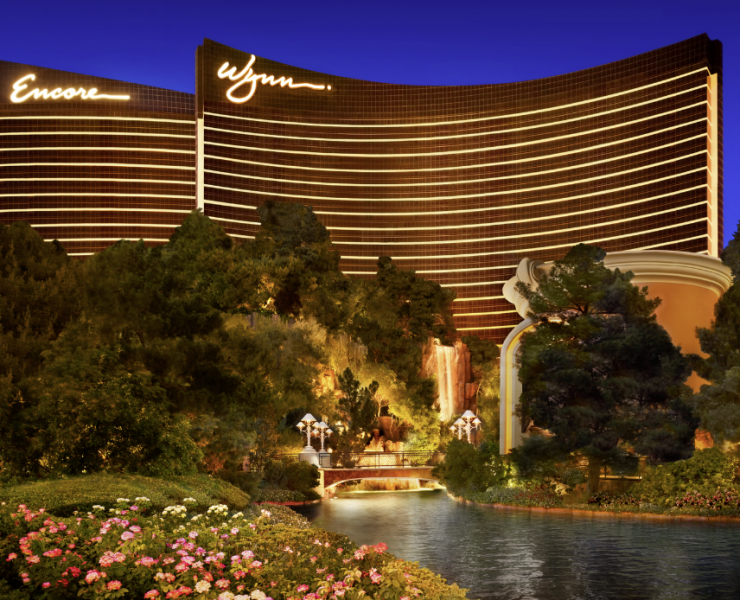 Las Vegas resort, hotel exterior, Wynn Las Vegas