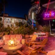 Peyote, outside patio, outdoor restaurant