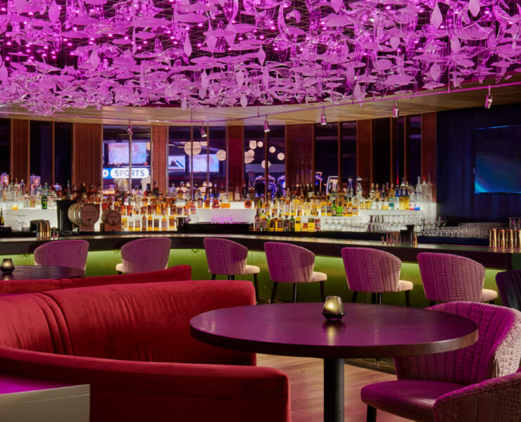 ONE Steakhouse building, las vegas bar