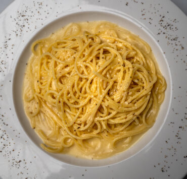 Cacio e pepe pasta, las vegas restaurant, pasta dish